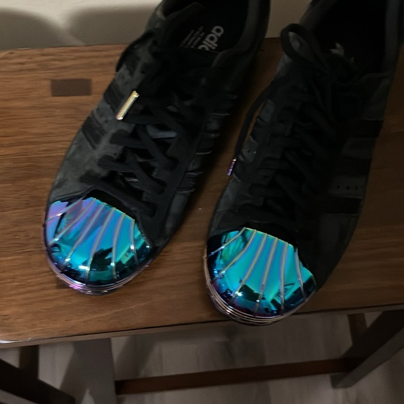Rare Womens Adidas Superstar 80S Iridescent toe. - Picture 5 of 5